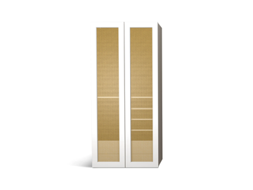 QUISISANA DRESSING - Wardrobe with Vienna straw doors by DOM Edizioni - view 2